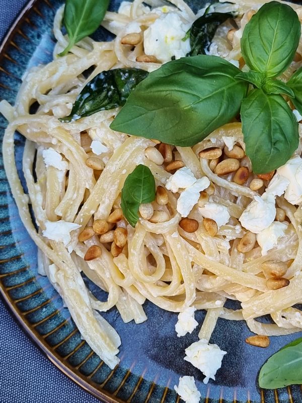 Linguine met citroen