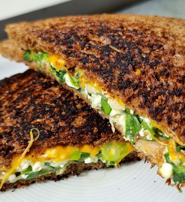 Eiwitrijke makreeltosti
