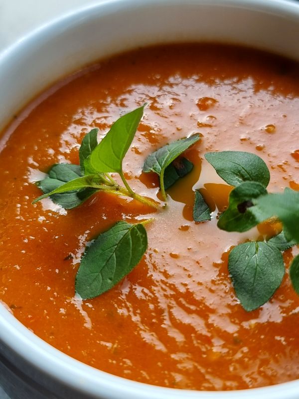 Geroosterde tomatensoep