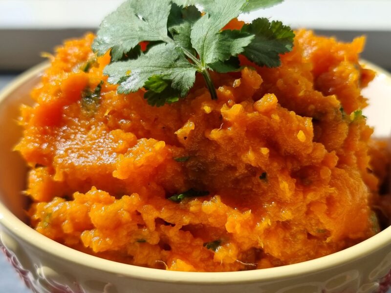 Zoete aardappelpuree 1
