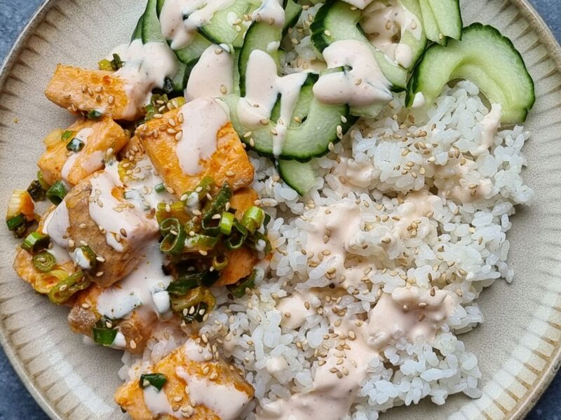 Pokebowl met zalm