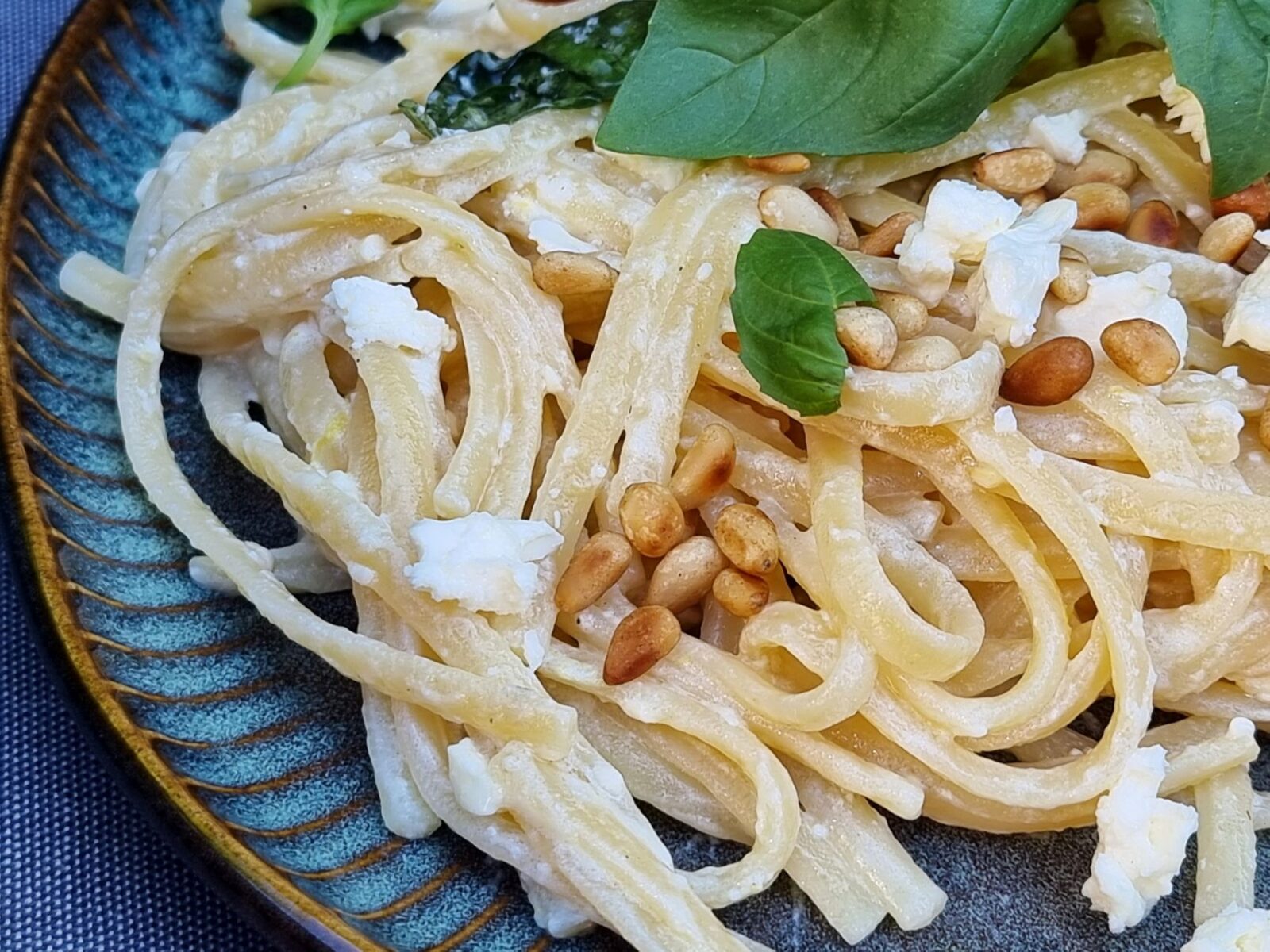 Linguine met citroen